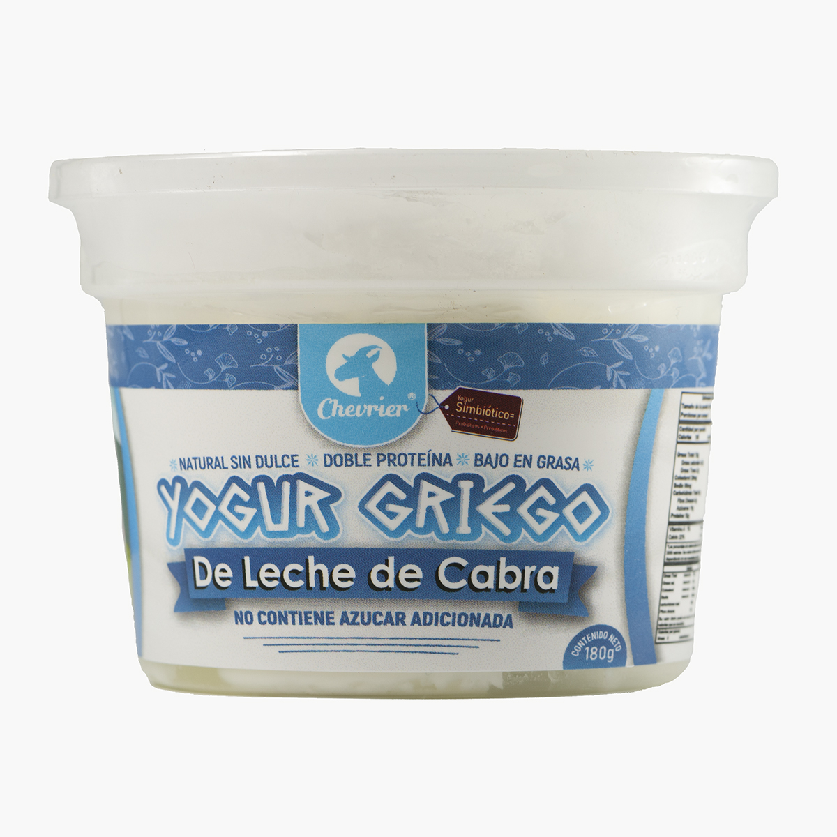 Yogur Griego De Cabra Natural 180g Chevrier